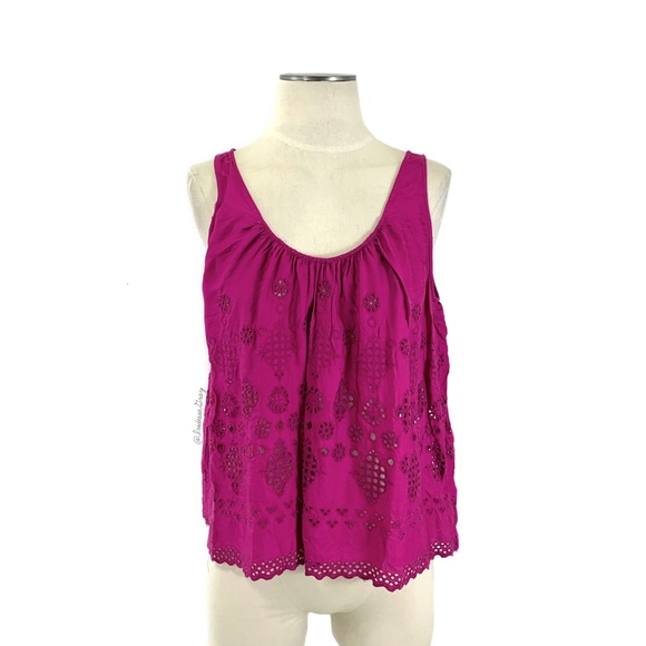 Anthropologie Tops - Anthropologie- Vanessa Virginia Fuchsia Sadie Top
